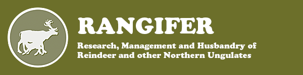 Logo for Rangifer: Research, Management and Husbandry of Reindeer and other Northern Ungulates