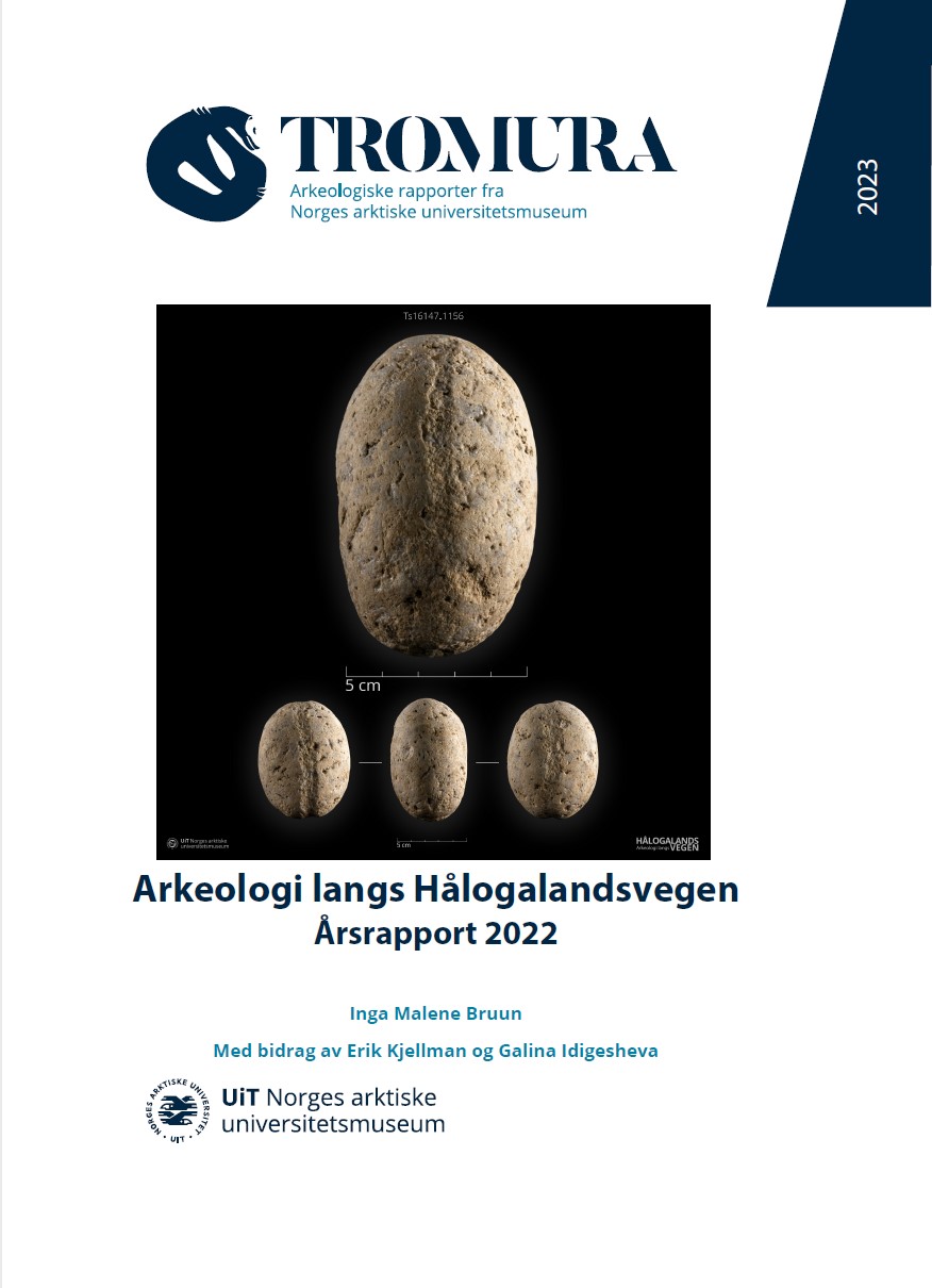 Forside rapport, bilde som viser knakkestein med figur.